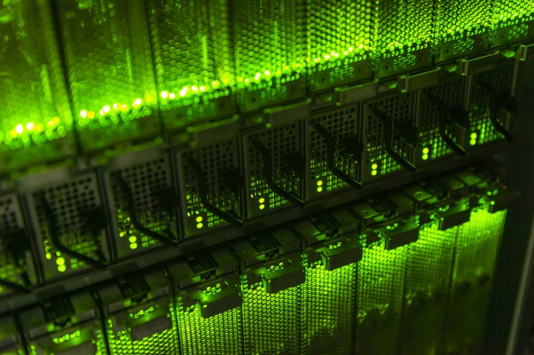 Computing nodes of the Jean Zay supercomputer