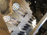 Vue plongeante réalisée lors du relevé photogrammétrique à Notre-Dame de Paris